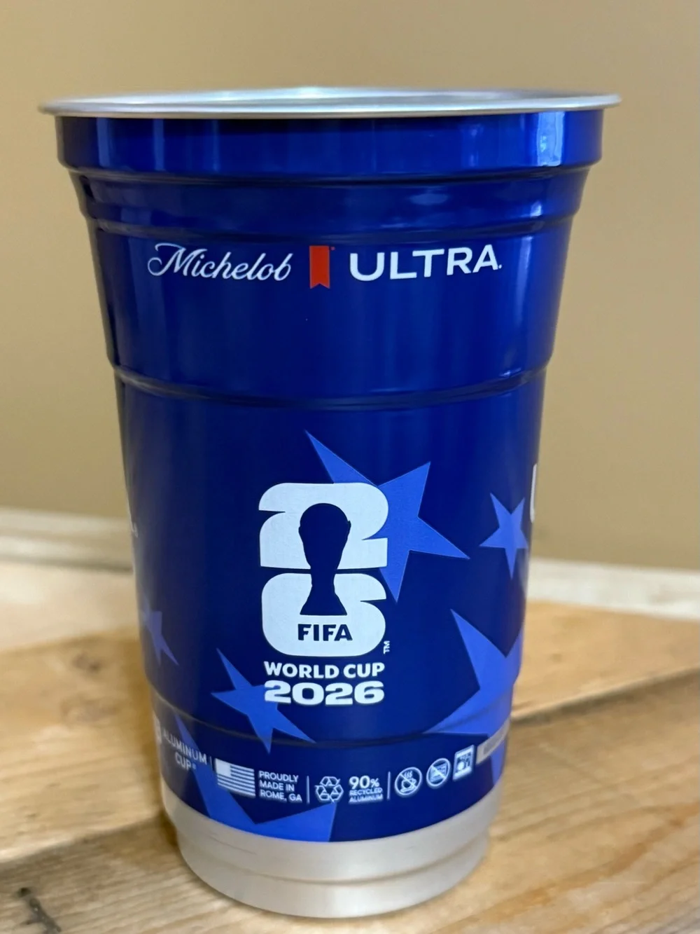 FIFA World Cup 2026 Michelob Ultra Aluminum Souvenir Cup Kansas City Host City